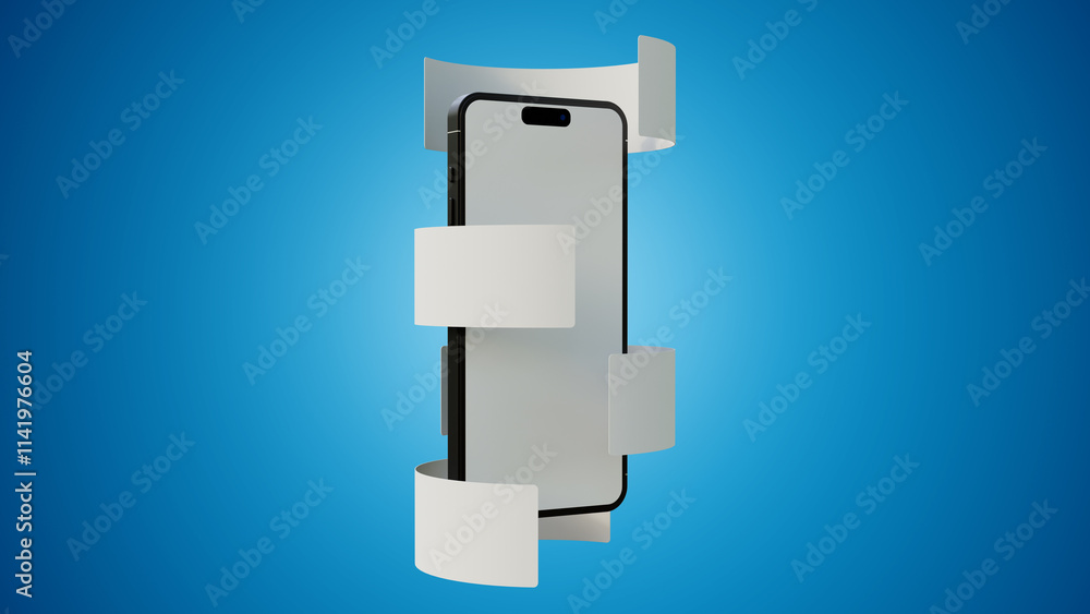 Blank screen smartphones mock up on a blue background. Smartphone, mobile phone, phone mock up. Notification screens around phone mock up. Phone message template.
Blank screen smartphones mock up on a blue background. Smartphone, mobile phone, phone mock up. Notification screens around phone mock up. Phone message template.