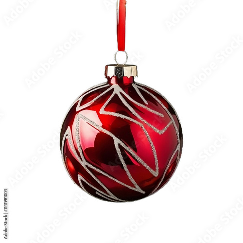 red christmas ball