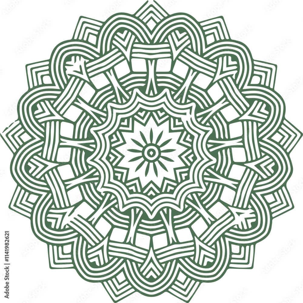 Beautiful flower art and mandala vector design Beautiful flower art and mandala vector design