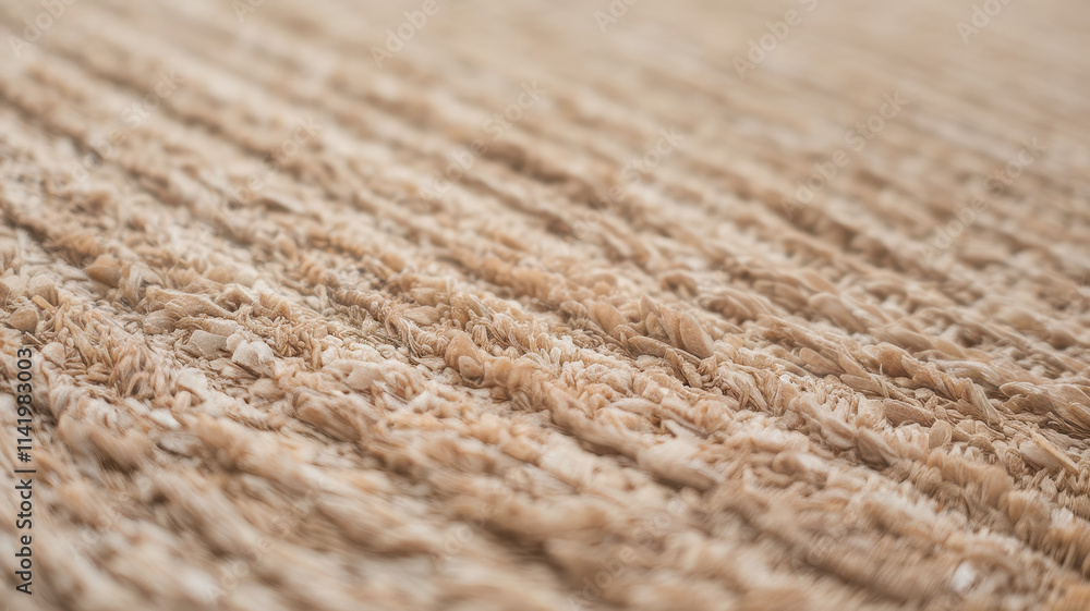 Close-up of a soft, textured beige carpet, showcasing intricate woven patterns that add warmth and comfort to any space. Close-up of a soft, textured beige carpet, showcasing intricate woven patterns that add warmth and comfort to any space.