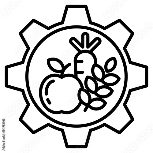 food engineering single icon
