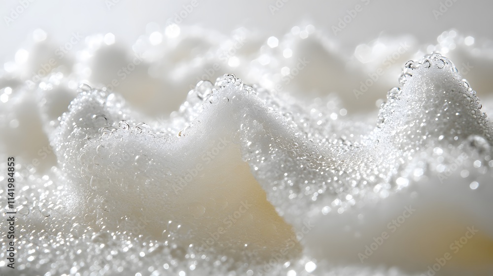 Home insulation is essential for energy efficiency, providing comfort and reducing energy costs. This image shows a close-up of foam, illustrating its unique texture and bubbles. Home insulation is essential for energy efficiency, providing comfort and reducing energy costs. This image shows a close-up of foam, illustrating its unique texture and bubbles.