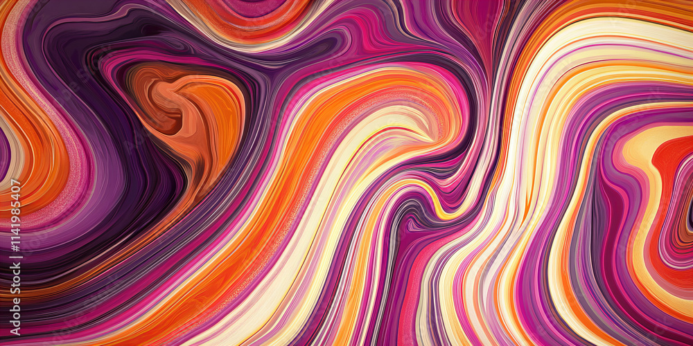 Vibrant retro abstract wavy background with colorful curves, bold shapes, and vintage-inspired design ideal for posters, packaging, digital art, and creative projects Vibrant retro abstract wavy background with colorful curves, bold shapes, and vintage-inspired design ideal for posters, packaging, digital art, and creative projects