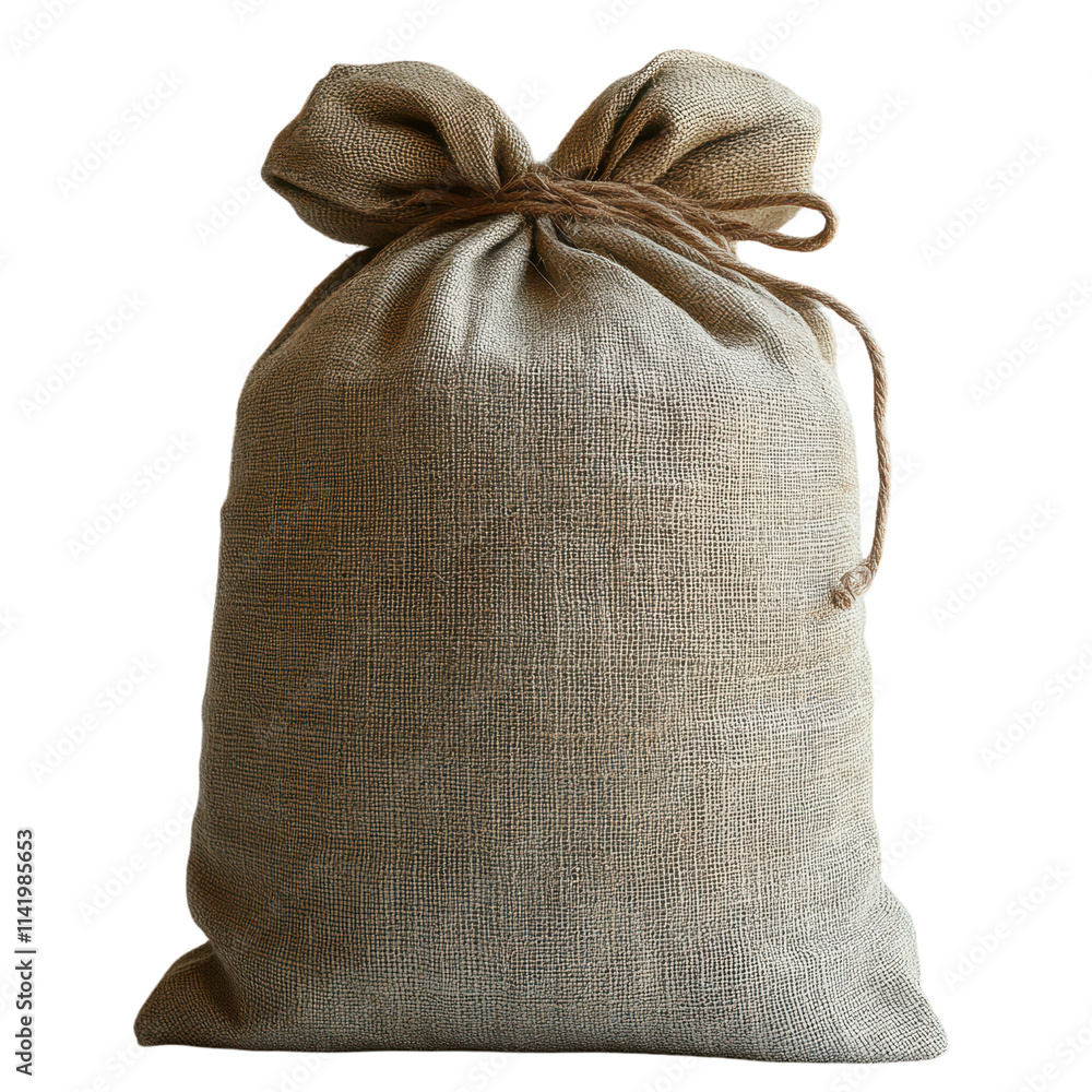 Styling potokasd grain sack on minimal white background interior photography modern aesthetic clean and simple environment Styling potokasd grain sack on minimal white background interior photography modern aesthetic clean and simple environment