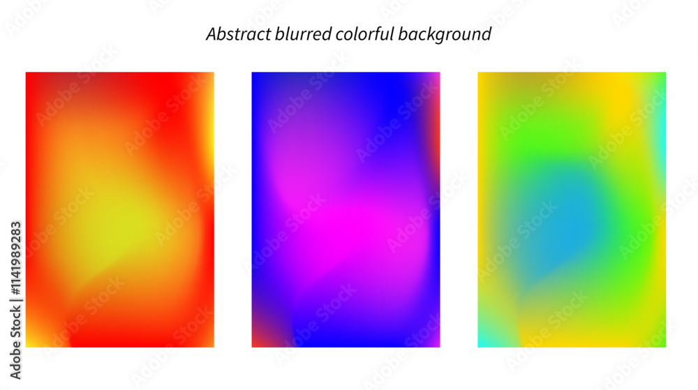 Fototapeta premium Abstract blurred colorful background