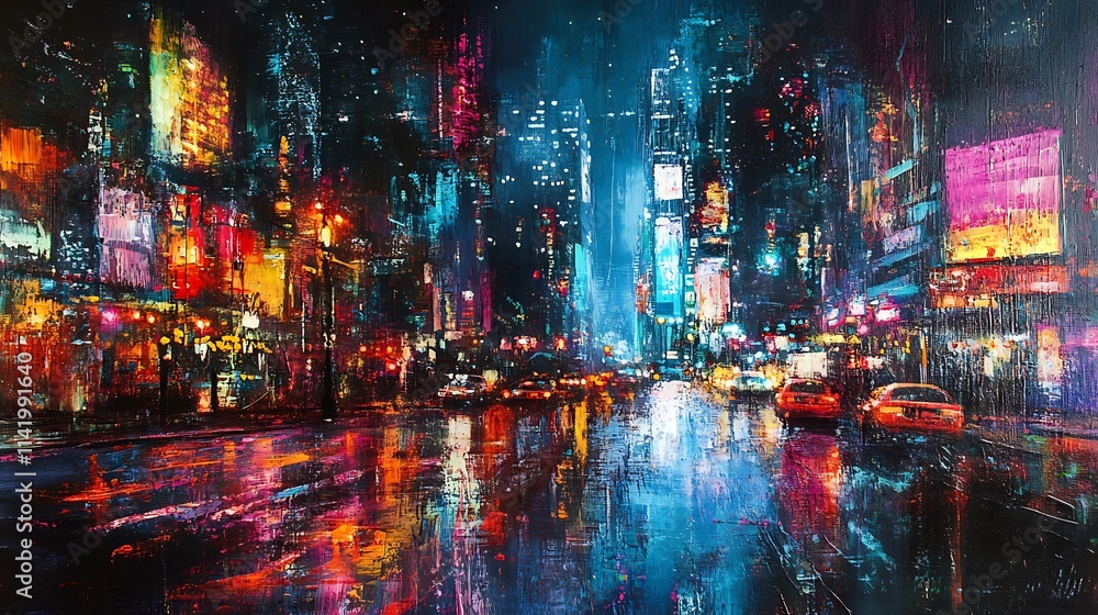 Fototapeta premium Colorful city and building illustrations