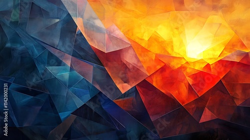 Abstract nature illustrations