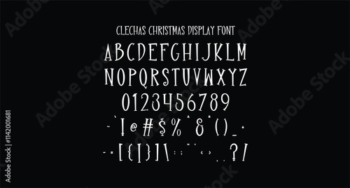 Clechas is a handwritten sans christmas display font. With simple stroke, fun character. To give you an extra creative work.