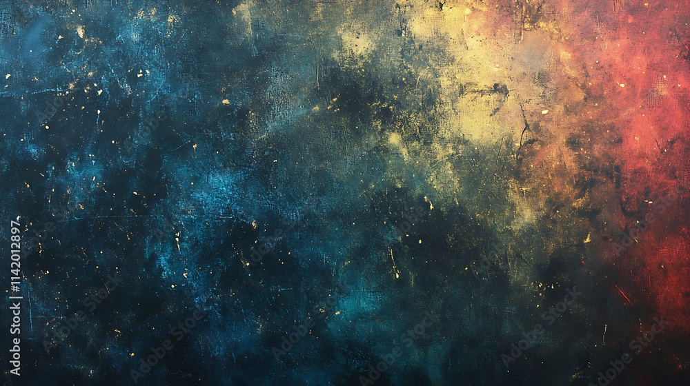 Cosmic Nebula Digital Painting: Vibrant Hues and Textured Depth. AI Generated Cosmic Nebula Digital Painting: Vibrant Hues and Textured Depth. AI Generated