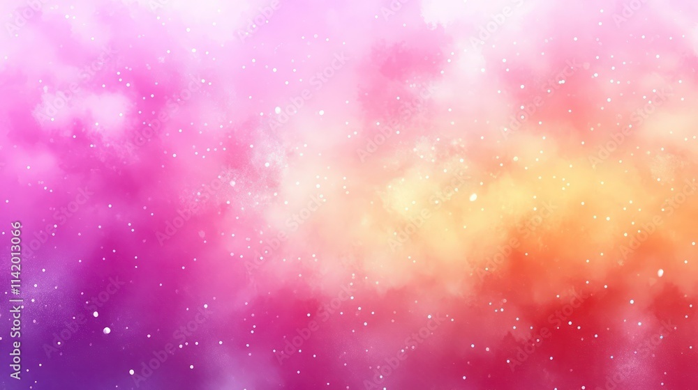 Abstract colorful nebula space background with soft gradients and sparkling glitter effect. Abstract colorful nebula space background with soft gradients and sparkling glitter effect.