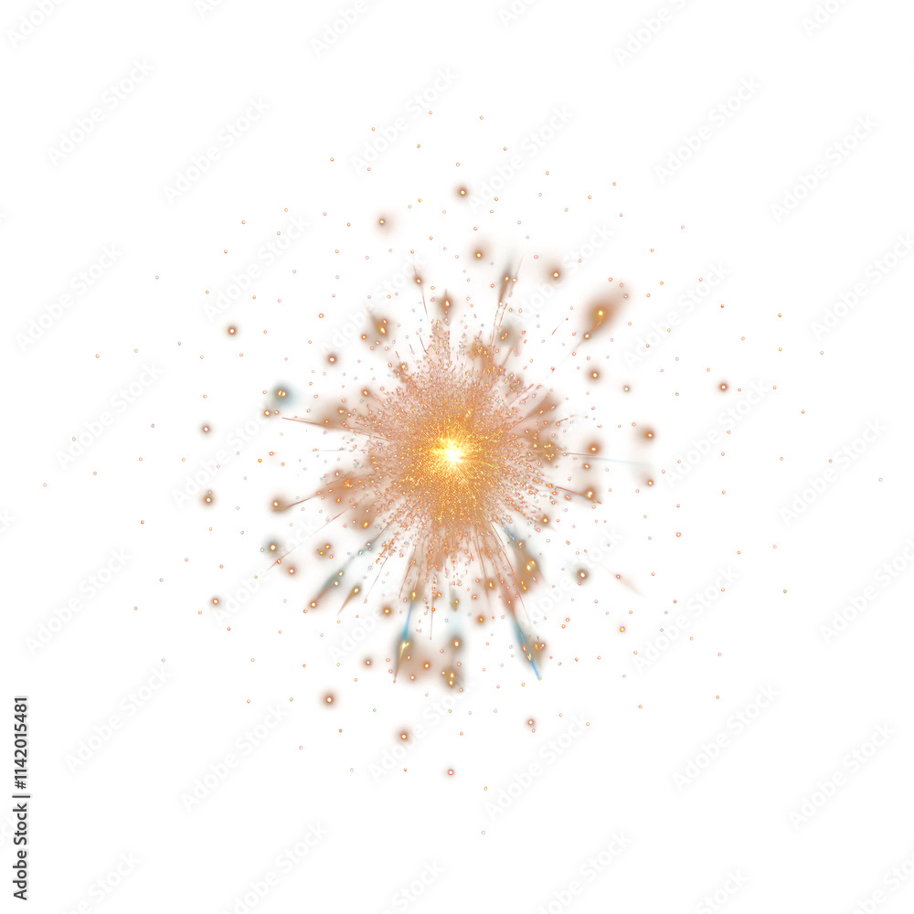 Obraz premium Fireworks astronomy outdoors nature.