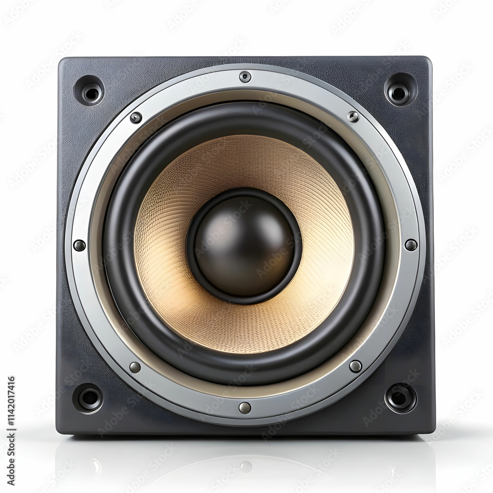 audio speaker on white background audio speaker on white background