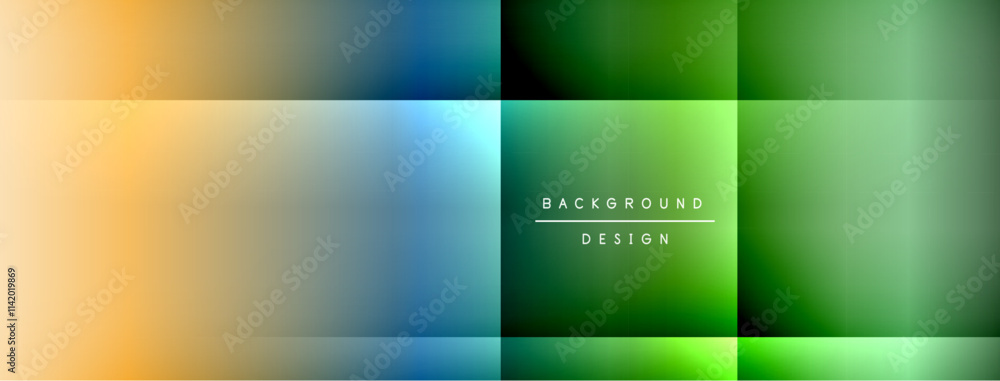 Fototapeta premium Dynamic shadow lines with gradient colors geometric background