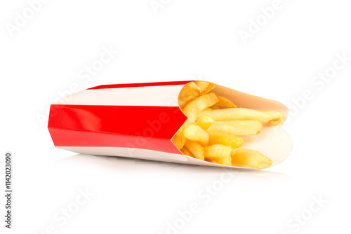 French Fries Box fastfood potato photo