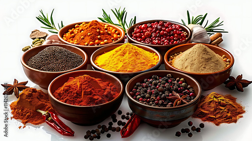 Fototapeta Naklejka Na Ścianę i Meble -  Indian spices for meny food tasty