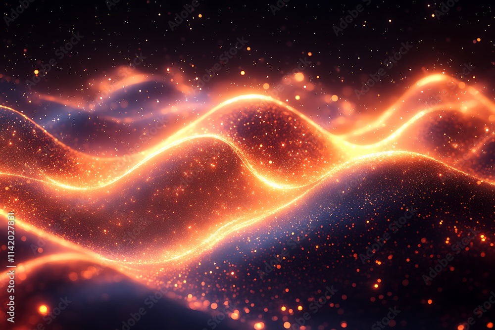Feel the grace of a tidal wave of tiny, spherical particles gliding through an abstract maze. Feel the grace of a tidal wave of tiny, spherical particles gliding through an abstract maze.