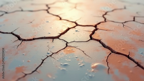 Cracked Earth Surface photo