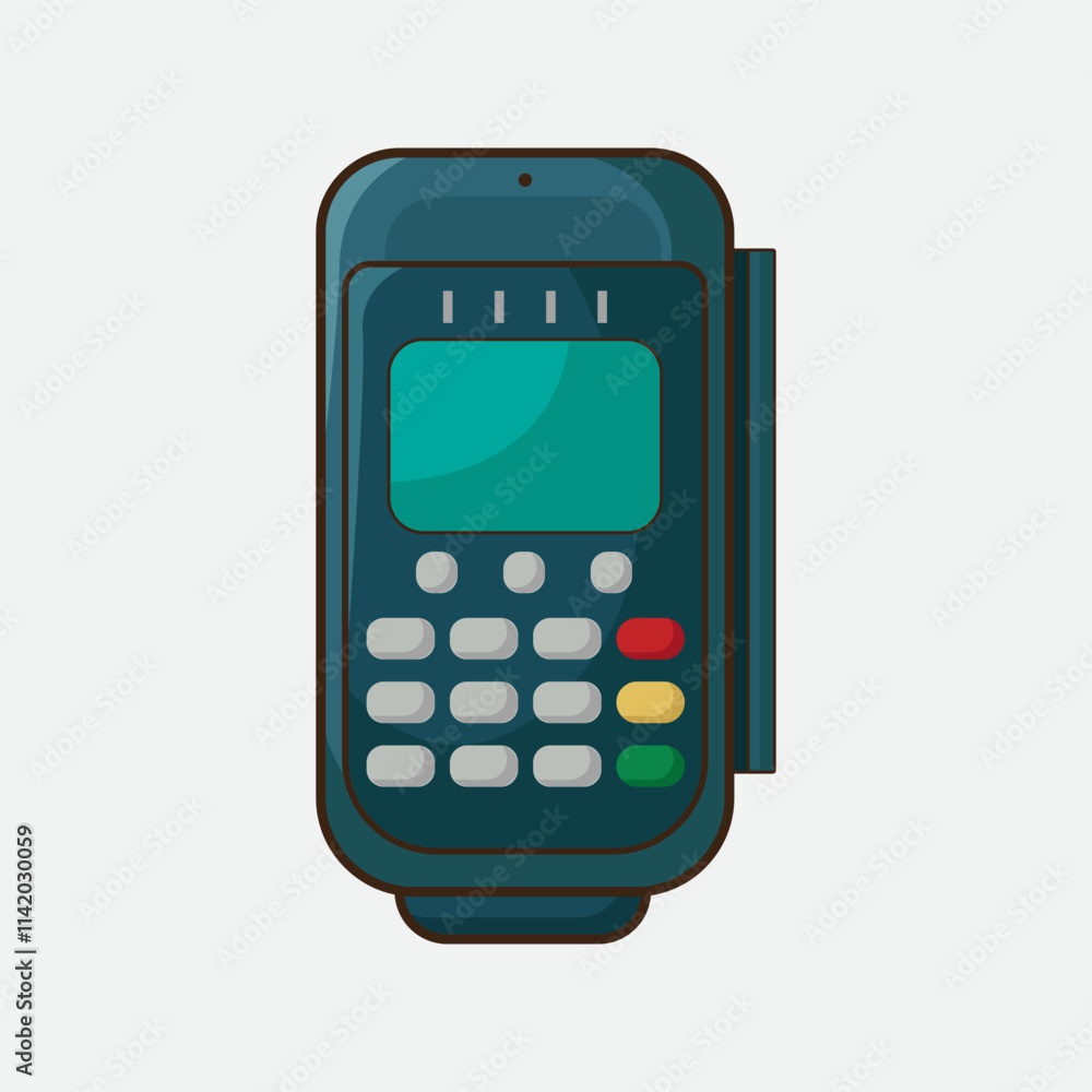 Vector illustration of card swipe tool. payment tool concept. Vector illustration of card swipe tool. payment tool concept.