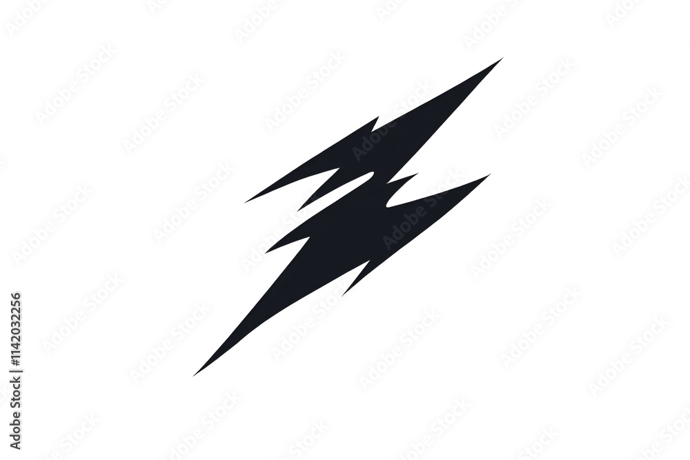a black lightning bolt symbol a black lightning bolt symbol