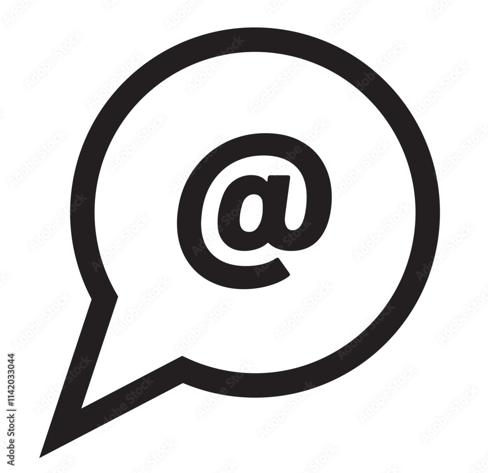 mentions icon vector illustration . mention icon perfect for website, blog, logo, graphic design, social media, UI, mobile app. eps 10. mentions icon vector illustration . mention icon perfect for website, blog, logo, graphic design, social media, UI, mobile app. eps 10.