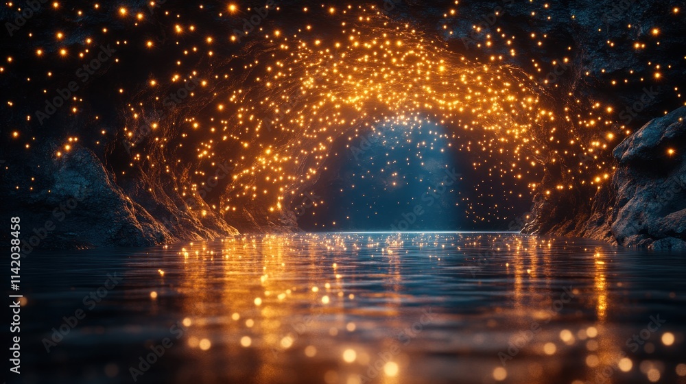 Enchanted Cave Lake: A Digital Fantasy Landscape Enchanted Cave Lake: A Digital Fantasy Landscape