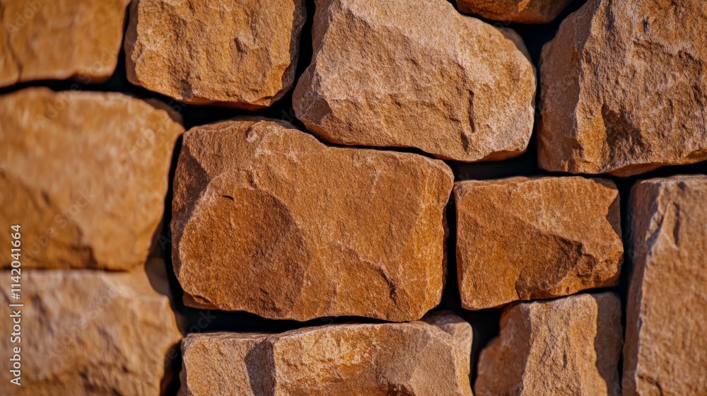 Stone Wall Texture: Close-up of a textured stone wall, featuring a rough, uneven surface, with rich hues of brown and beige. Each stone tells a story of time and nature's artistry. Stone Wall Texture: Close-up of a textured stone wall, featuring a rough, uneven surface, with rich hues of brown and beige. Each stone tells a story of time and nature's artistry.