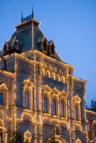 Obraz na plátně Facade of TSUM - Central Department Store - luxury department store in Moscow