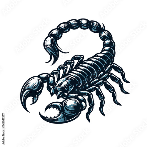 Scorpion silhouette vector