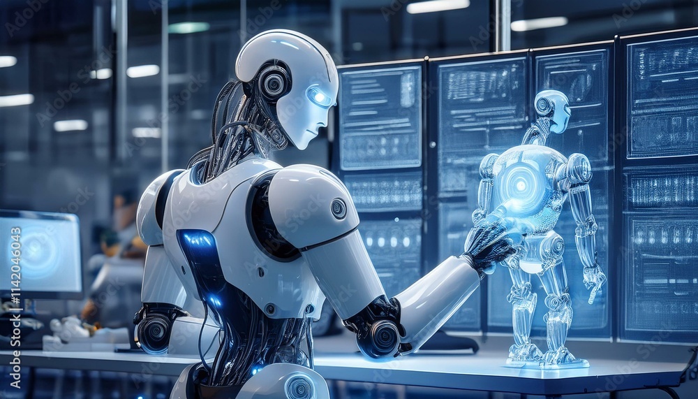 AI Robot Designing Next Gen Robot AI Robot Designing Next Gen Robot