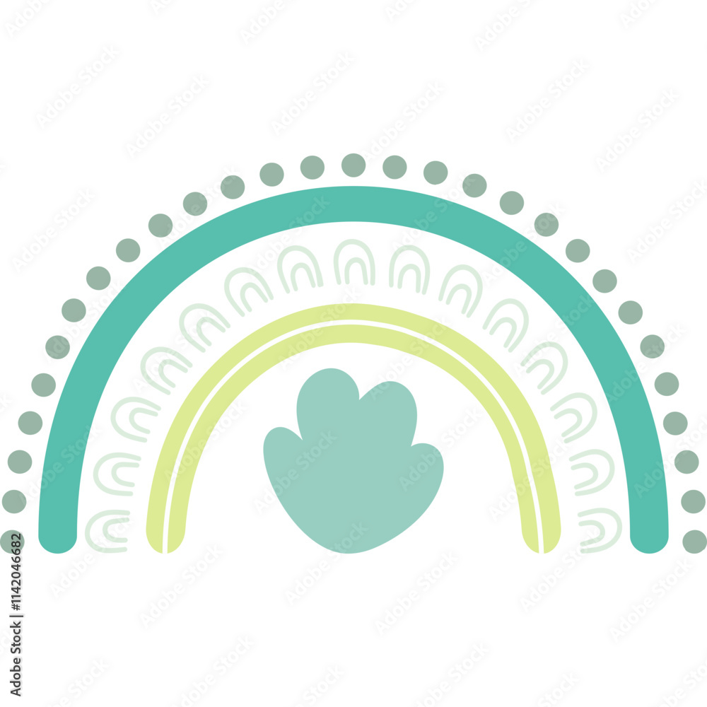 Organic Rainbow Illustration