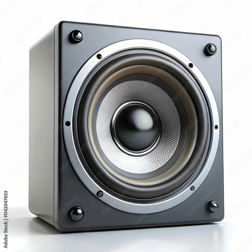 audio speaker on white background audio speaker on white background