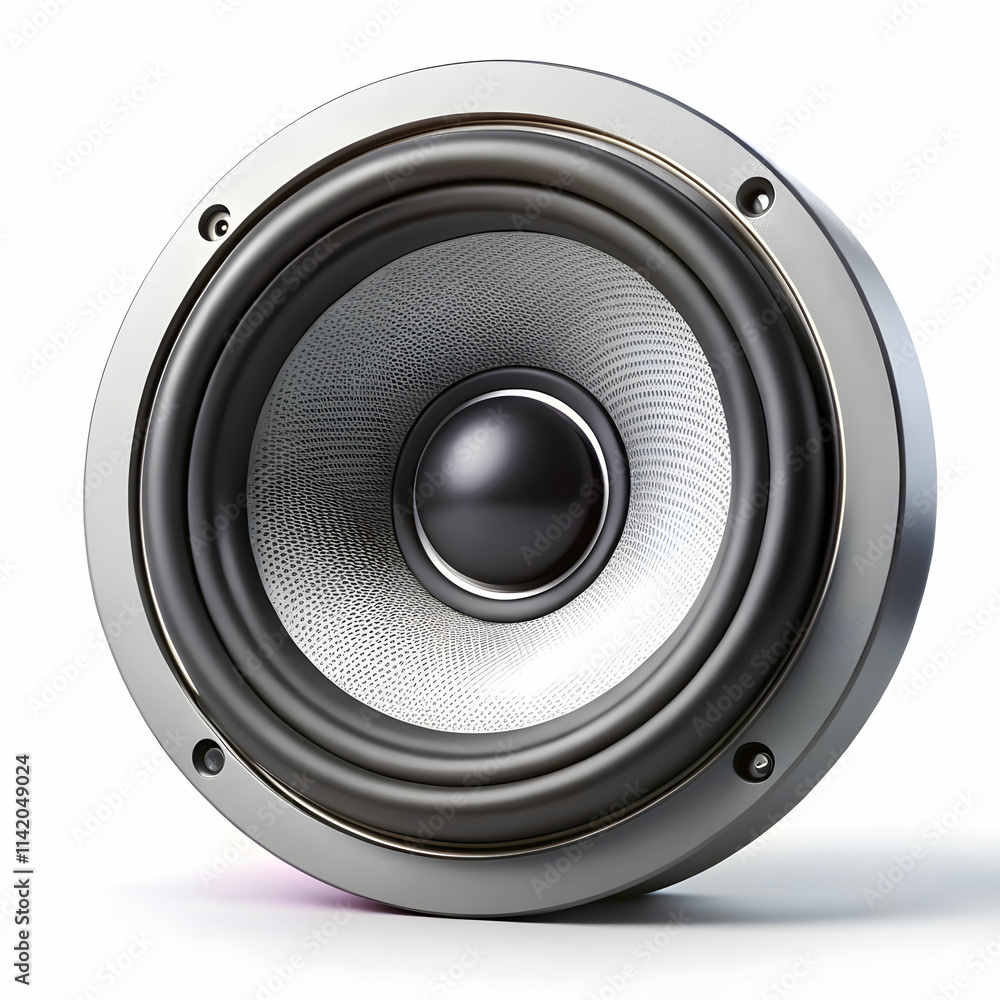 audio speaker on white background audio speaker on white background