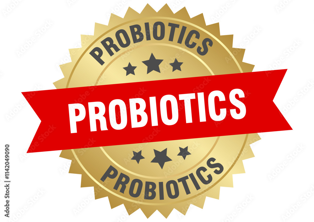 PROBIOTICS label, sign, seal