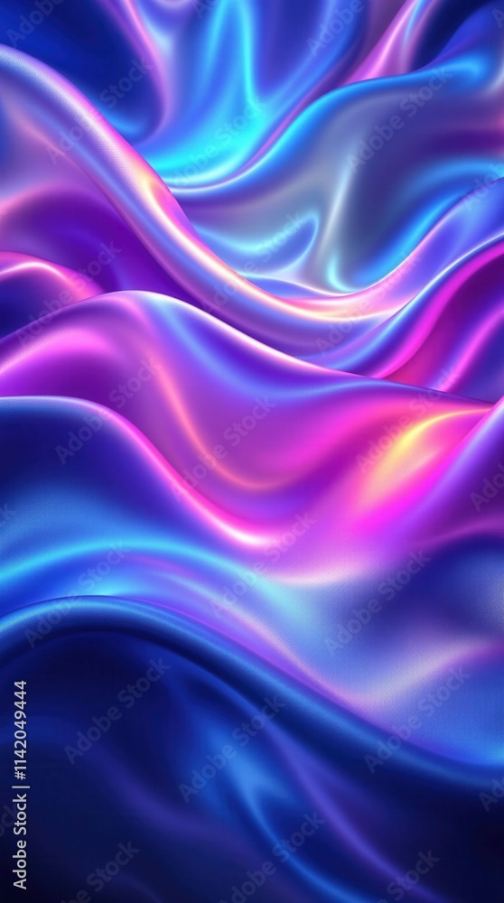 Fototapeta premium Abstract satin waves background 
