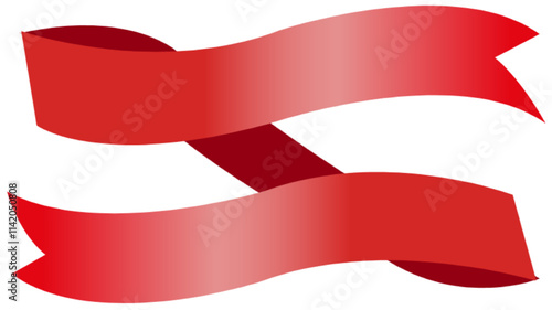 red ribbons tape