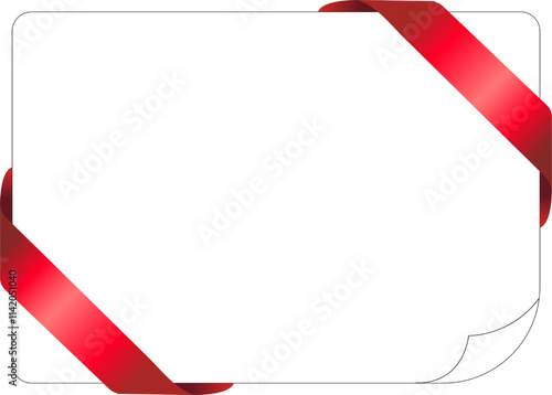red ribbon card