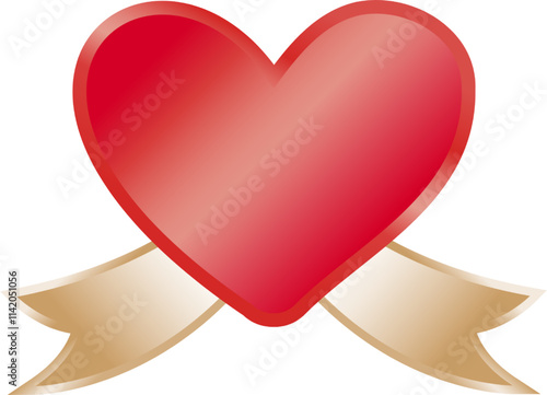 heart with ribbon