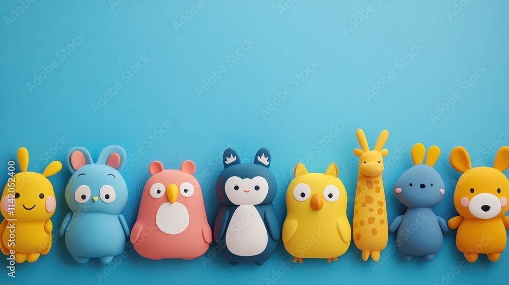 Cartoon Animal Border Background - A Whimsical Frame for Colorful and Playful Scenes. The Adorable Cartoon Animals Forming the Border, with Their Cheerful Expressions and Cute Shapes Cartoon Animal Border Background - A Whimsical Frame for Colorful and Playful Scenes. The Adorable Cartoon Animals Forming the Border, with Their Cheerful Expressions and Cute Shapes