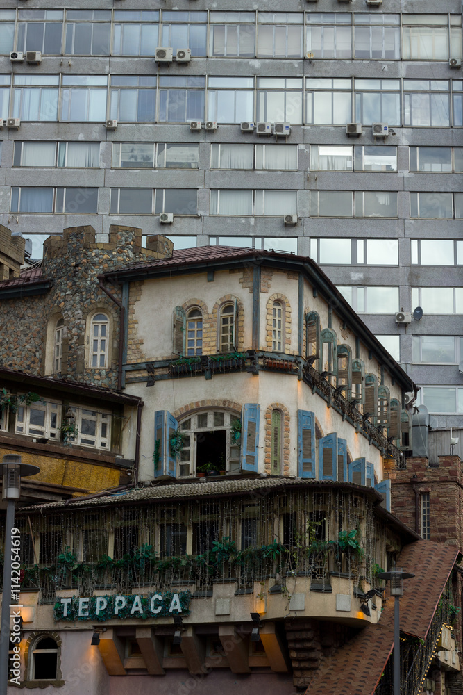 House on Arbat street. Moscow, Russia. House on Arbat street. Moscow, Russia.