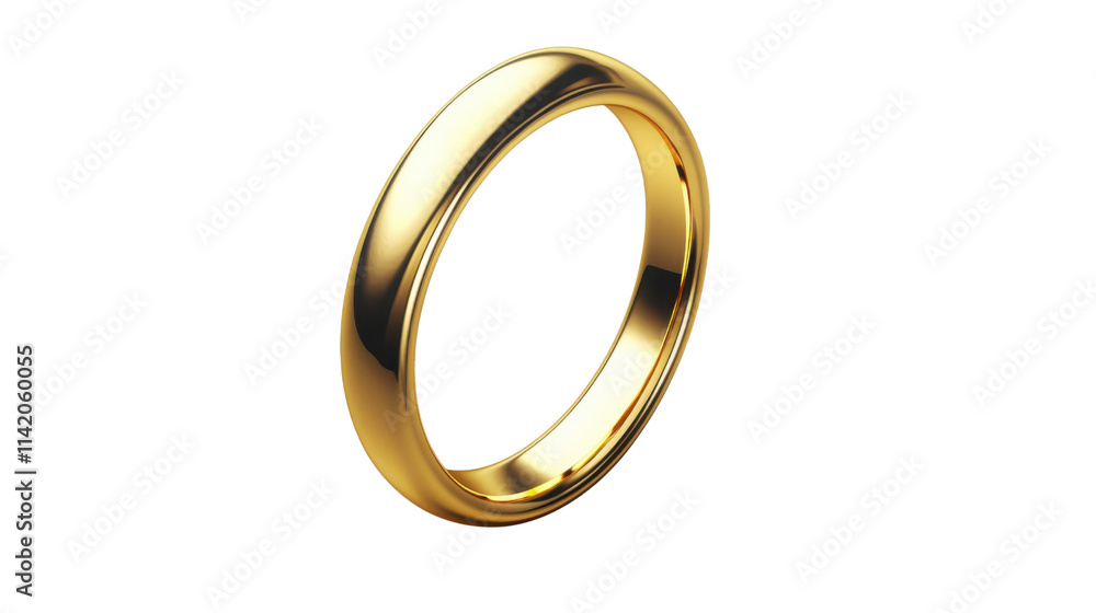 Golden ring, transparent background Golden ring, transparent background