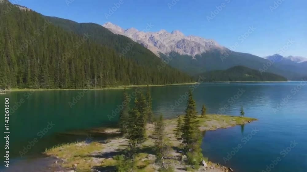 Stunning aerial views of beautiful mountains and serene lakes in nature Stunning aerial views of beautiful mountains and serene lakes in nature