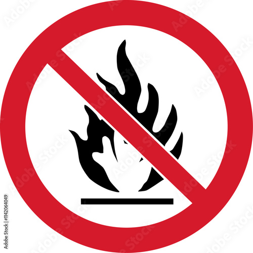 No open flame