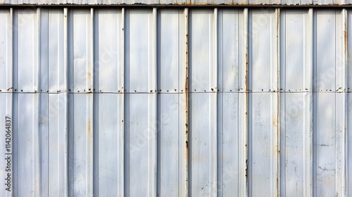 Wallpaper Mural Metal Wall with Rusty Panels and Textured Surface in Soft Light Torontodigital.ca