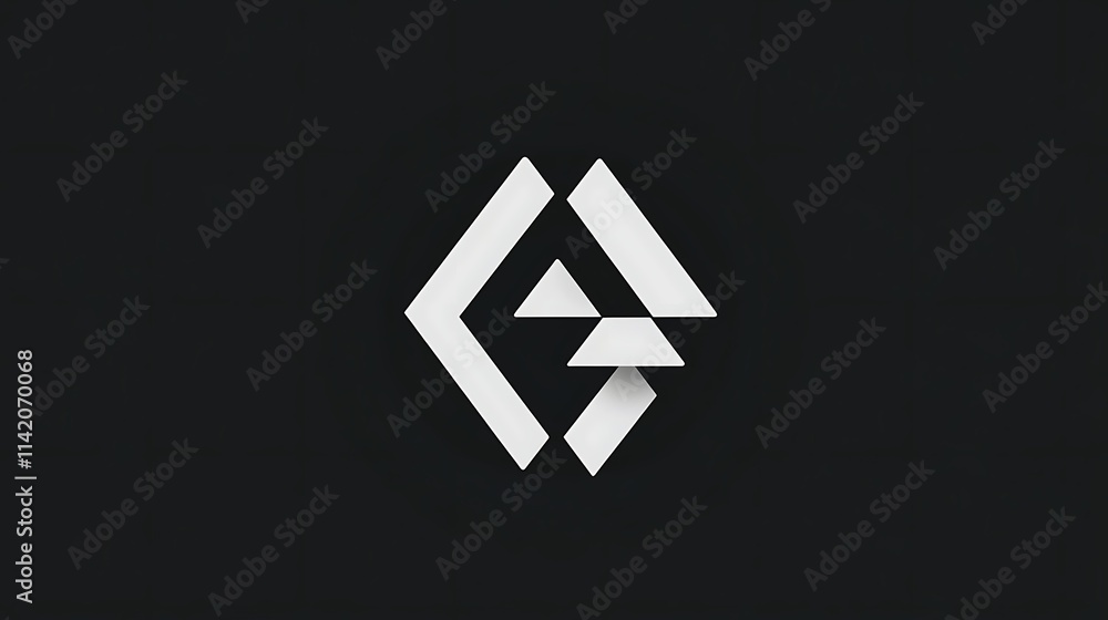 Abstract geometric logo design. (5) Abstract geometric logo design. (5)