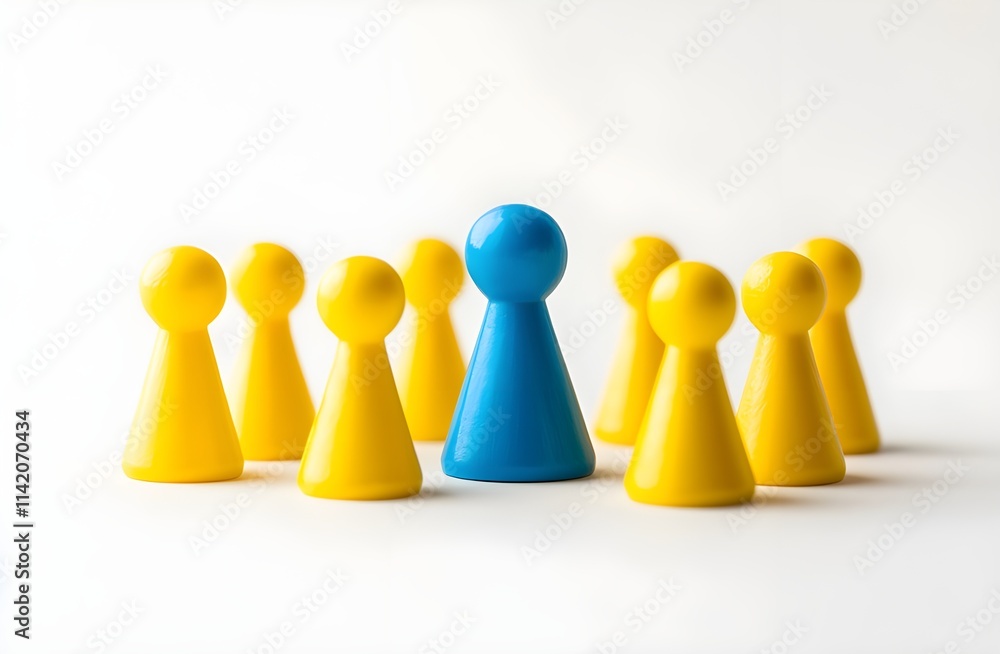 Thinking out of the box, an individual who stands out from the team or society Thinking out of the box, an individual who stands out from the team or society