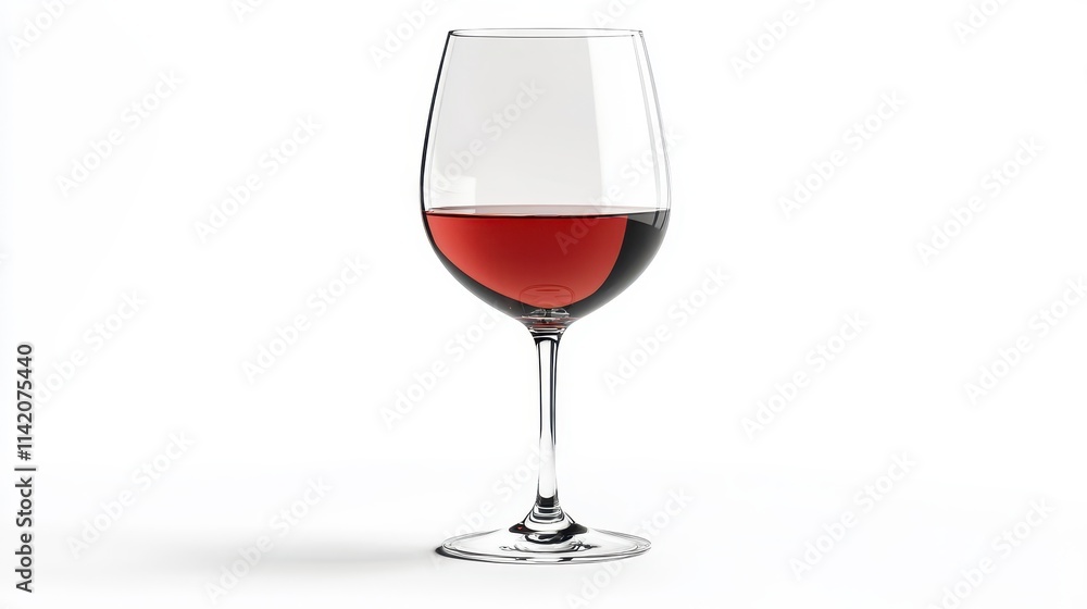 Bright and Airy Wine Glass on a Minimalist Background Bright and Airy Wine Glass on a Minimalist Background