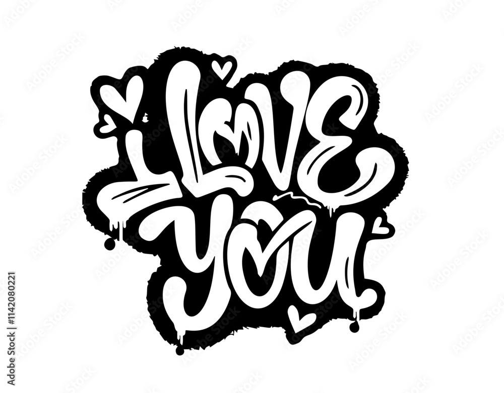 The handwritten phrase The handwritten phrase Love is sweet. Hand lettering. WoHand lettering. Words on the theme of Valentine's Day. Black and white vector silhouette isolated on a white background. The handwritten phrase The handwritten phrase Love is sweet. Hand lettering. WoHand lettering. Words on the theme of Valentine's Day. Black and white vector silhouette isolated on a white background.