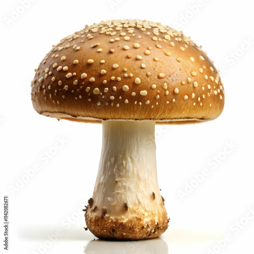 mushroom on white background photo