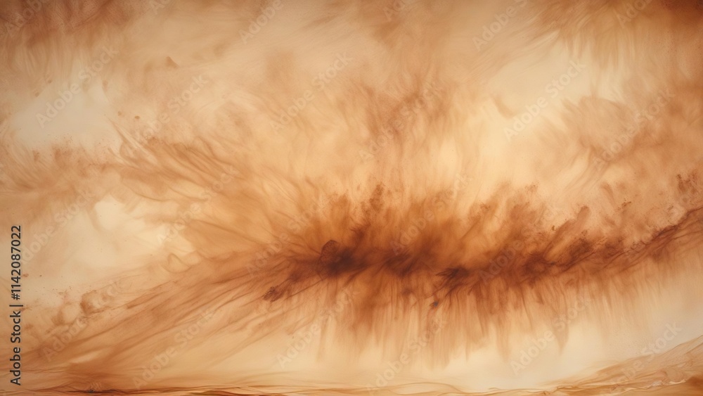 Obraz premium Natural brown tones on textured watercolour paper background , warm , tone, brown