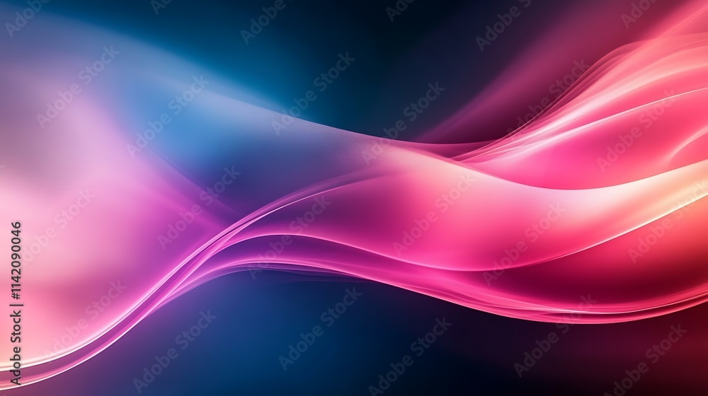 Abstract Pink and Blue Wave Design Background Abstract Pink and Blue Wave Design Background